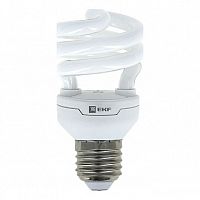 Лампа энергосберегающая HS-полуспираль 25W 2700K E27 10000h  Simple |  код. HS-T3-25-827-E27 |  EKF